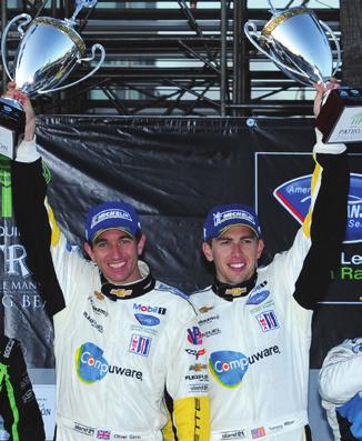 2012 ALMS GT class drivers championship, a title that would put Milner on the way to star status.