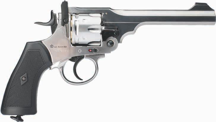 MKVI EXHIBITION FINISH NEW New for 2017 is the MKVI nickel plated silver finished airgun.