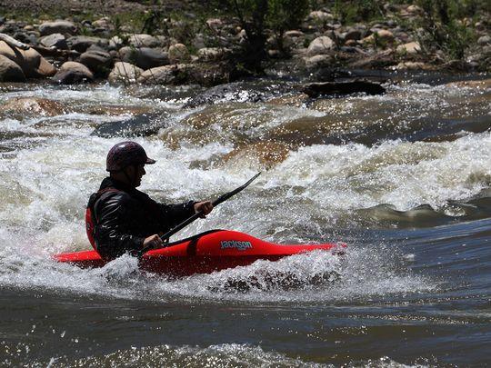 Downtown s defining feature RGJ reporters Ben Spillman and Jason Bean paddle the Truckee River from Truckee to Pyramid Lake during May of 2016.