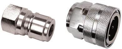 28 Tema Type Couplings Stainless Steel Hansen Type (Auto Shut Off) Couplings Plated Male - 3/8" Female BSP SKS01300 2.50 Plated Female - 3/8" Female BSP SKS01301 7.