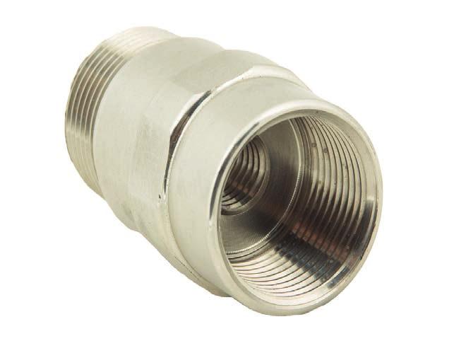 Water Limiters Water Limiter Union A stainless steel 1/2 union that will allow the insertion of water limiting nozzles to control water usage. Water Limiter Union SKS01011 42.