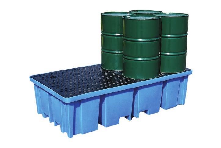 Keg & Drum Bunds A range of bunds that are designed for storing kegs and drums and containing spillages.