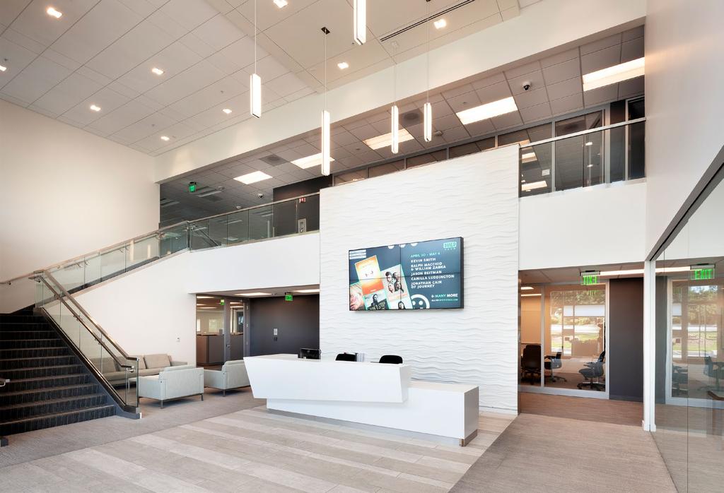 LUXURY OF SPACE Silicon Valley is at the forefront of enterprise, and our workspace leads the way with a solution that attracts talent and drives innovation.