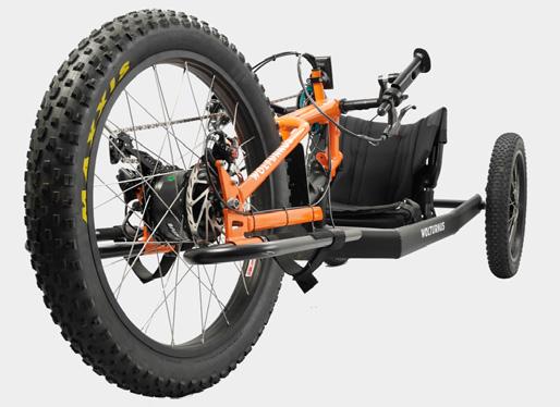 The Fatbike gives handcyclists entirely new opportunities, independent of challenging weather and ground conditions.