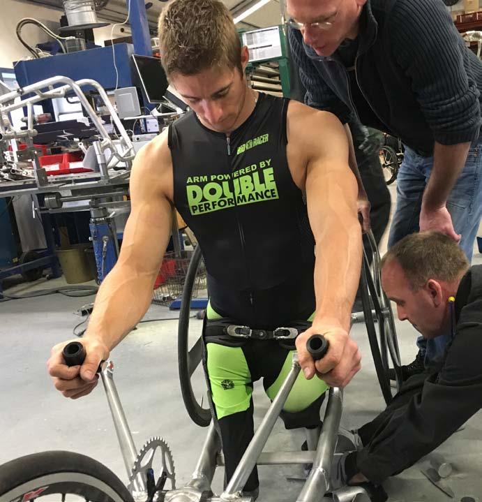A design team with up to 25 years of experience in working with bikes Are you wondering how YOU can get a perfectly fitted Wolturnus Handbike?