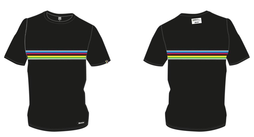 UCI LINE - TSHIRT RE 499 GLL 6UCI Short sleeve cotton-lycra t-shirt.