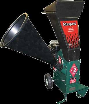 This shredder will break down branches up to 65mm, creating a fine mulch that s perfect f composting. This model uses a hizontal flail arrangement with a total of 9 flail blades.