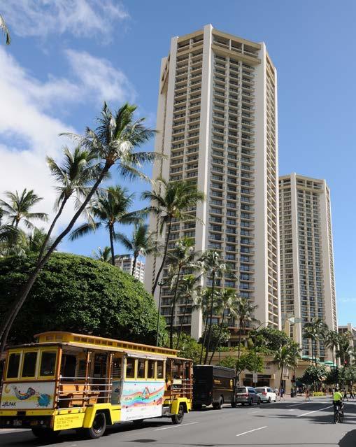 Located on coveted Kalakaua Avenue, Pualeilani is uniquely located directly across from Waikiki Beach in a newly renovated 1,230-room Hyatt resort.