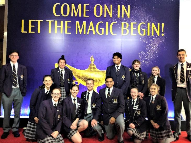 Miss Kylie Malam Head of Performing Arts Aladdin On the 8 th August, the Year 11 and 12 ATAR Music, Dance and Drama students had the privilege of attending Disney s breath-taking Aladdin at the Crown