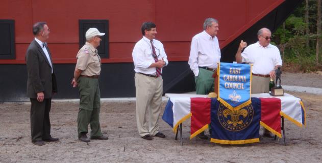 Taking part in the dedication ceremony (left to right): Dr.