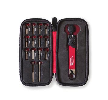 The Range includes 14 of the the most commonly used Phillips, Hex and Torx bits made of S2 steel (for superior durability)