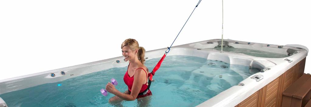 Exercise Pool. Accessibility is the key to integrating a fitness program with your life. Imagine it: an aquatic gym at your home, ready for use 24/7.
