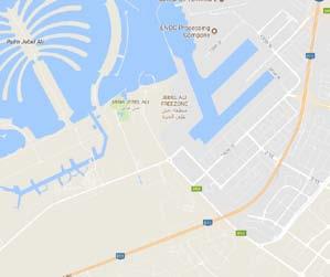 From Dubai: Drive down the E11 (Sheik Zayed Road) until you have passed Jebel Ali Village and the first entrance of Jebel Ali Freezone.