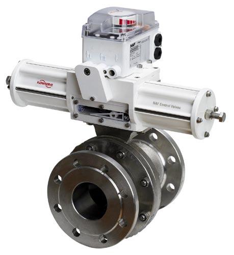 NAF-Trimball Control Ball Valves Size DN 50-500, Size 2-20 PN 10 40, ANSI Class 150 and 300 Fk 41.65(9)GB 11.