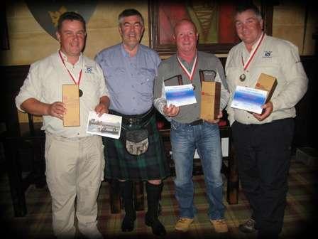 Peter Auchterlonie is on a hot spell at the moment and just the week before the final he was presented with the Phoenix Silver Salver as the top Scottish Rod in the silver medal team at the Autumn