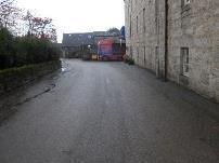 for disabled visitors Facilities and en Distillery Road Lack of footway for pedestrians Pedestrians are forced to