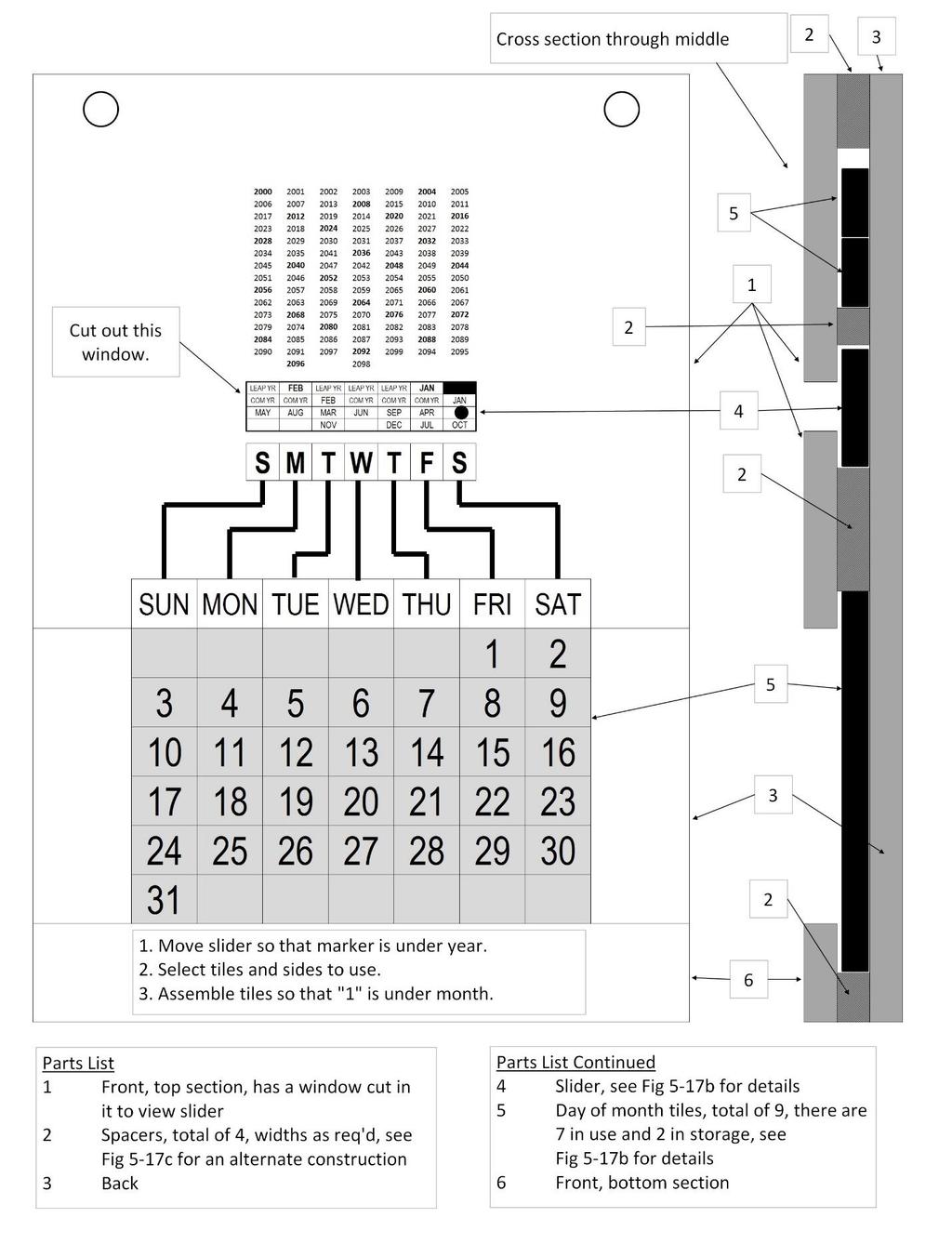 Figure 10-1 Ornate hybrid wall calendar