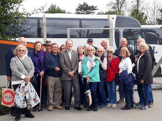 Getting a whole group together for a photograph is not always easy and there are a few absentees from the one above, the main one being Ron Campbell-Smith who organised the trip.