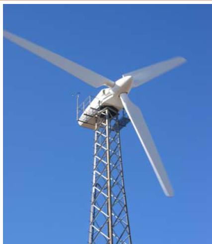 Vestas V15: 75 kw rated power output, 15 meter rotor, stall-controlled (power curve provided by Powercorp Alaska LLC).