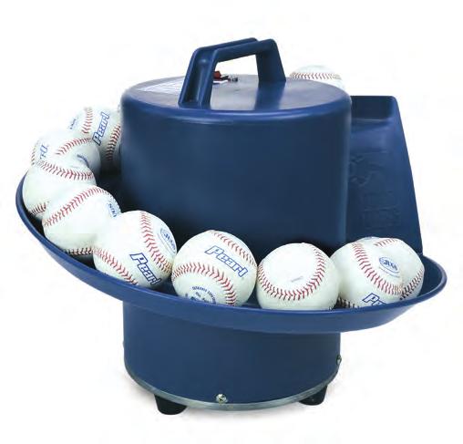 Holds up to 14 baseballs or 10 softballs. Balls sold separately: See pages 48 49.