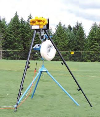 Simple to set up and operate. Delivers a ball every 6 seconds.