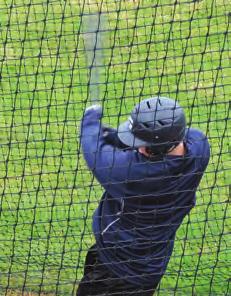55'L x 12'W x 12'H Batting Cage Net Package Includes: 1.