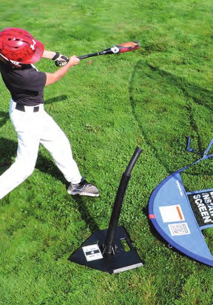 Hit Like a Pro Hitting Tee $32 A0400 Features, Benefits & Facts: Recommended Skill Level Backyard Players Youth Leagues 2D Barcode located on base of tee links to