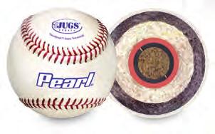 Practice Balls Accept no substitutes. Only JUGS Practice Balls come with the JUGS name on them. The original leather baseball designed specifically for pitching machines.