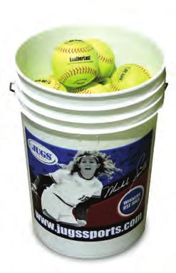 Realistic-Seam Softballs 1 dozen, Game-Ball Yellow $55 B4015 NEW JUGS official pitching machine softball. Features & Benefits: Regulation size and weight.
