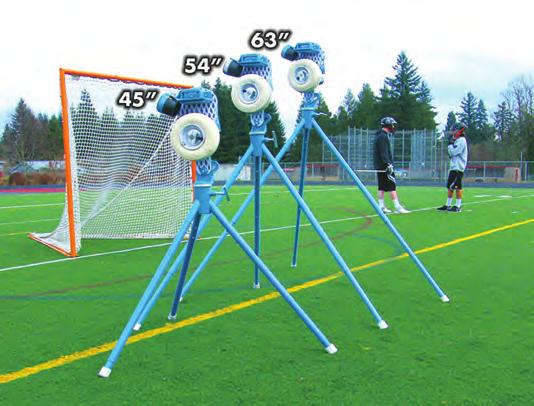 Attention LACROSSE, SOCCER and CRICKET coaches: We also have a machine for you.