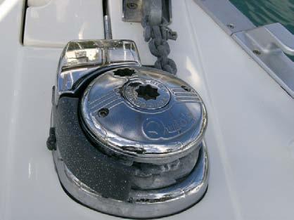 There is a high amperage fuse that will blow if the windlass gets overloaded.