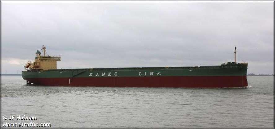 Pilotage of mv Sanko Odyssey on the NSR Bulker deadweight: 75 000 tons (Panamax) Cargo: 75 000 tons