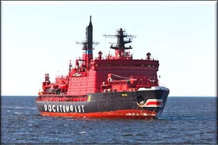 Atomic icebreakers assisted the mission of Polar Research Stations SP-37 and SP-38.