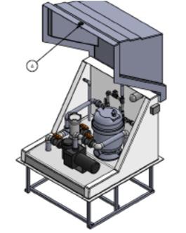 NEW Residential SAFE pool system fountain - equipment systems in a fiberglass cabinet enclosure,