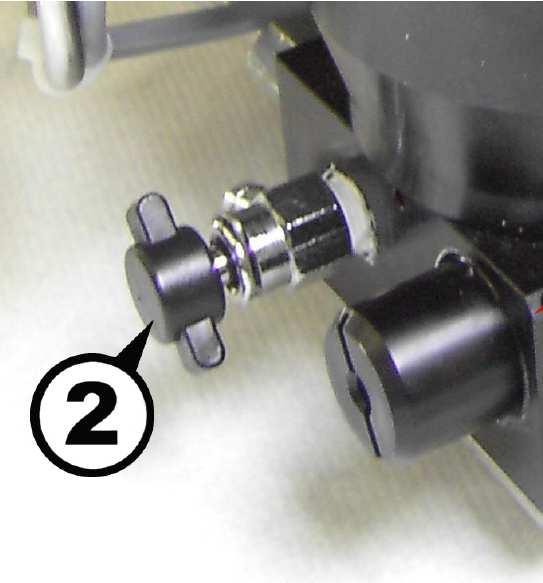 selector spindle (1) should be