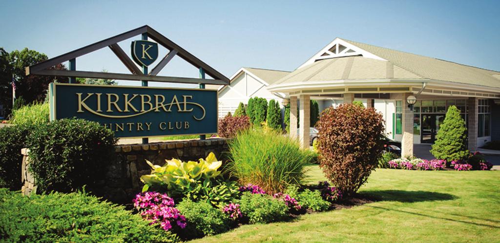 SPRING 2017 KIRKBRAE NEWSLETTER KIRKBRAE COUNTRY CLUB GOLF, DINING, & SOCIAL NEWS AND EVENTS TABLE OF CONTENTS WELCOME TO THE 2017 SPRING SEASON!