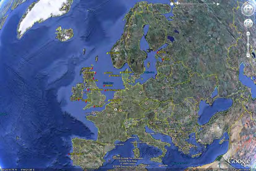 Norsewind: nominal remote sensing sites 5