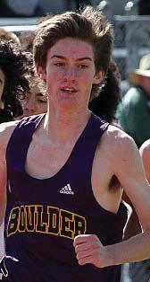 .. Was the Continental League runner-up in the 1,600 meters and the 3,200 meters... Took 37th at the 2014 Nike Cross Regionals - Southwest. SATCHEL CALDWELL BOULDER, COLO. BOULDER 1,600 meters - 4:29.