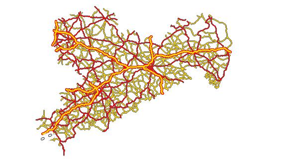 ROAD SAFETY ANALYSIS COMBINED WITH ROAD NETWORK Use road network linkage on applications for Crash