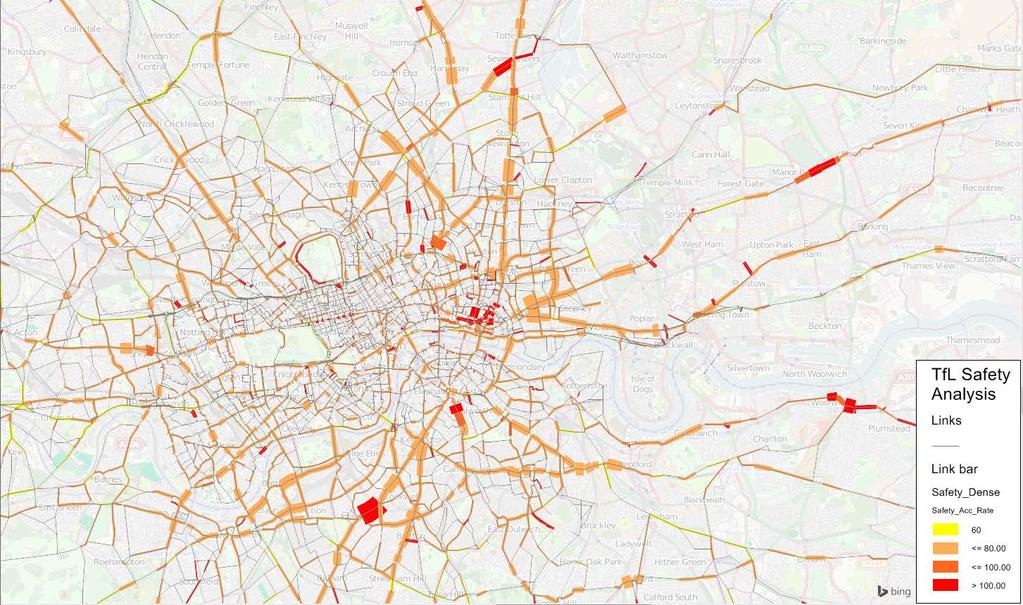 EXAMPLE LONDON: ACCIDENT RATES &