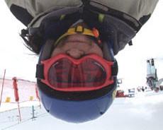 Goggles also block the wind and improve visibility when it is snowing.