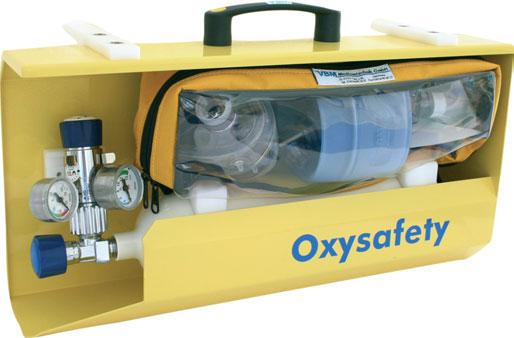 Emergency Bags / Pressure Infusion Cuffs Mobile Oxygen Unit Oxysafety Oxysafety - 2 l oxygen cylinder (empty) - pressure reducer - accessory bag REF 30-70-000 Oxysafety Standard - Silicone