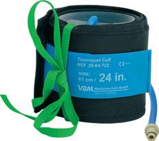 connectors (PLC) For easy attachment and detachment For safe and leak-free inflation Contour cuffs Ideal for extremely conical shaped limbs Single Cuffs Patient, Size Fabric Cuffs Washable and