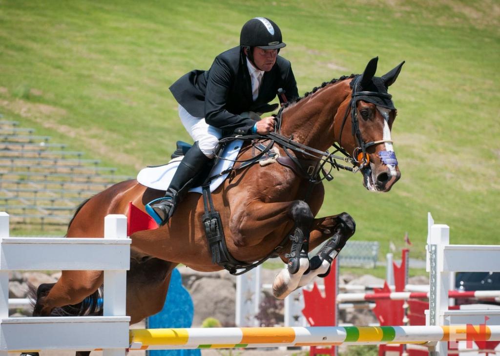 Colleen Loach and Qorry Blue D Argouges have finished in second place in an FEI division at Bromont now three years in a row.
