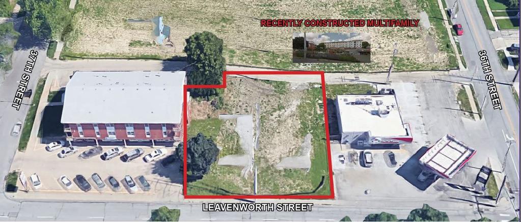 COMMERCIAL LAND FOR SALE 3612 Leavenworth Street Omaha, NE 68105 SITE DATA FINANCIAL DETAILS COVENANTS/RESTRICTIONS Area Zoning 12,197 SF Traffic Ct 22,000 Gas Water Electric R8-ACI-1 (PL) Yes Yes