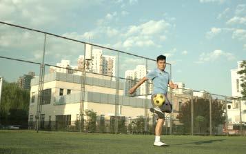 After using all of his connections to get a shot at a professional football club in China, he got in.