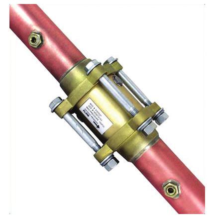 Check Valves MEDICAL CHECK VALVES WITH EXTENSIONS Features Available in Sizes 3/4 to 4 3 Piece Design for Ease of Maintenance Type K Copper Extensions Dual Gauge/Purge Ports High Flow, Minimal