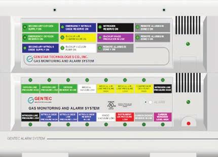 and silence time are customizable Can be used to monitor the conditions of area alarms Labels can be customized upon request Alarm volume is adjustable GUMACS Series Master Alarm (up to 32 inputs)