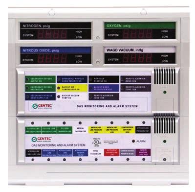 GUMACS Series Medical Gas Combination Alarm GUMACS SERIES MEDICAL GAS COMBINATION ALARM Features Can be expanded to handle up to 64 TTL or contact switch inputs and 48 TTL or relay (contact switch)
