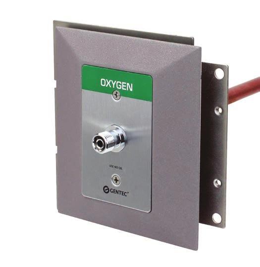 Medical Gas Wall Outlet MEDICAL GAS DISS CEILING OUTLET Features Accepts Ohmeda, Chemetron or Puritan-Bennett quick connect and DISS gas specific adapters Indexed to prevent interchangeability of gas